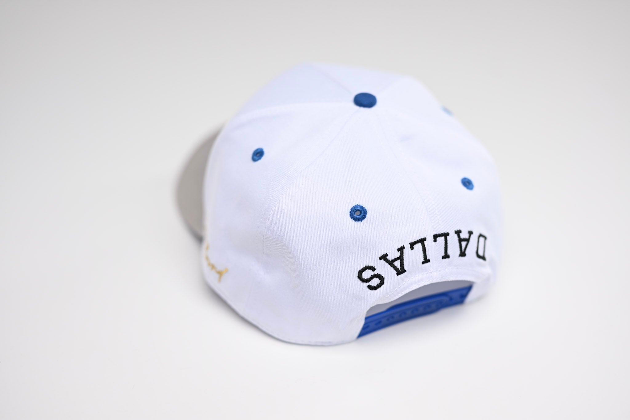 Inline D snapback - WHT / RYL