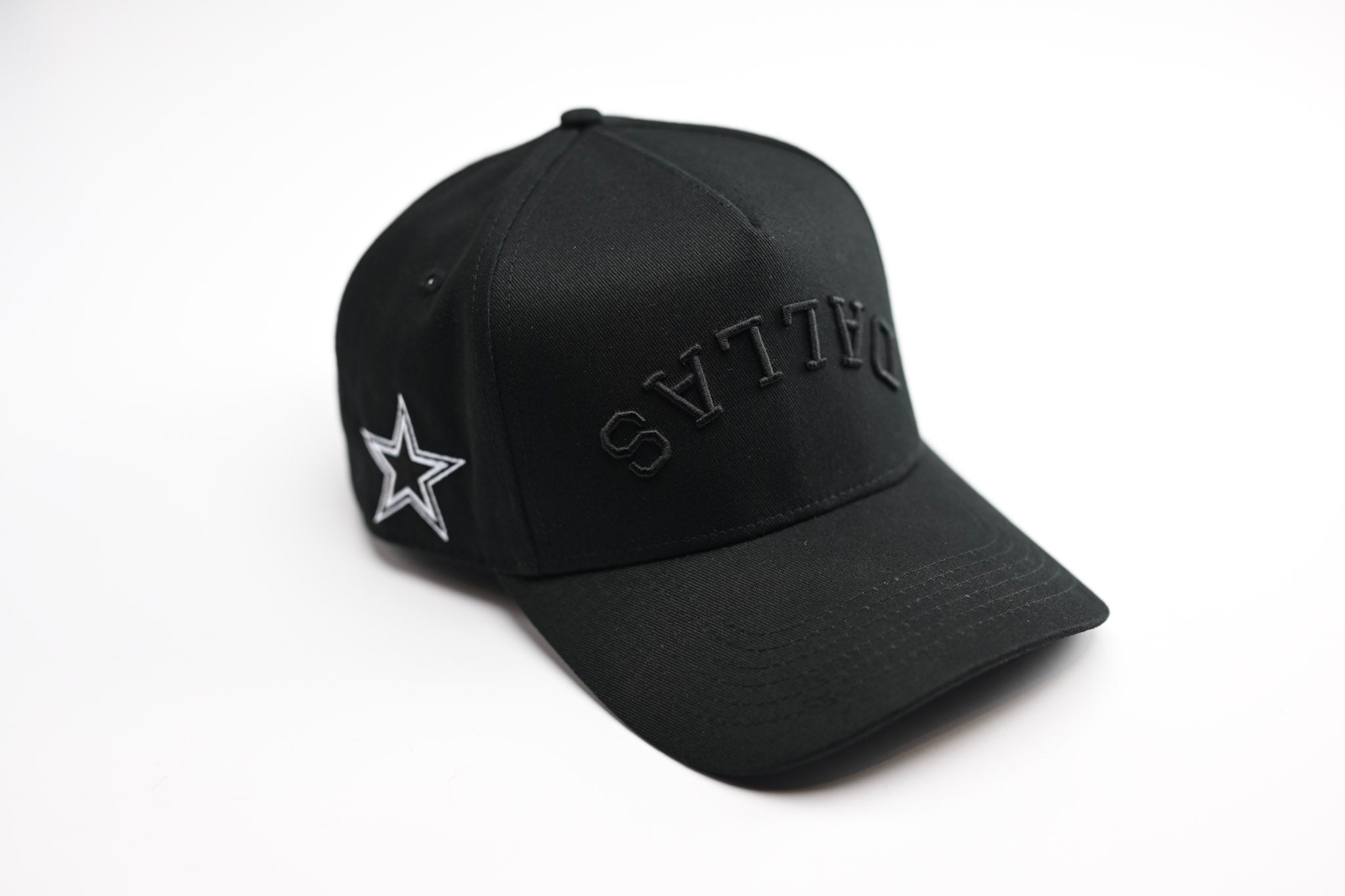 Upside Down Dallas trucker hat - Black – True Brvnd