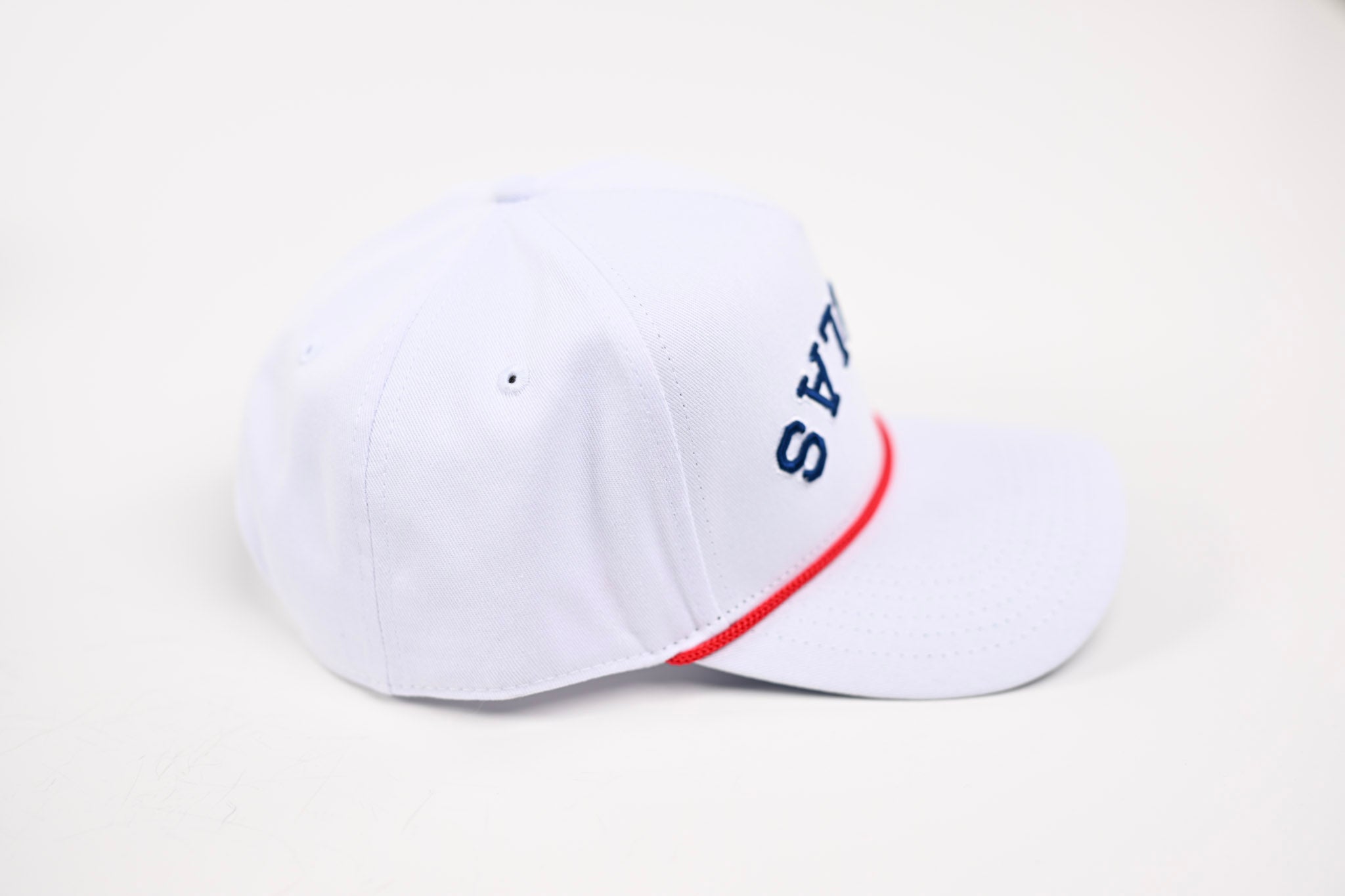 Precurved Classic Dallas snapback - RED WHITE BLUE