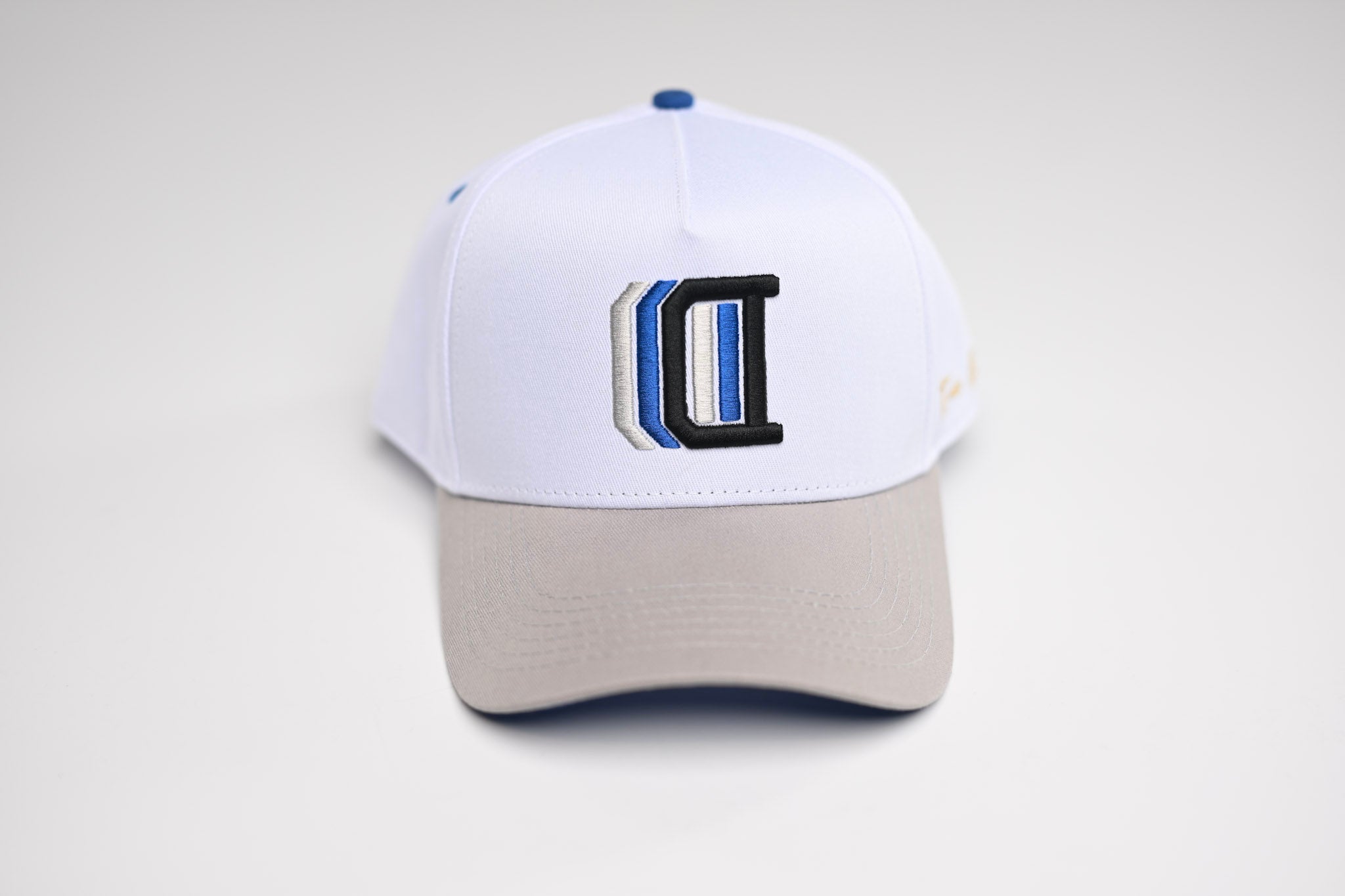 Inline D snapback - WHT / RYL