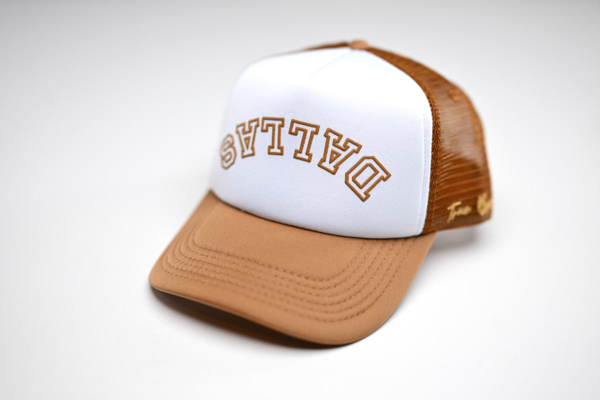 Upside Down Dallas Snapback - Brown