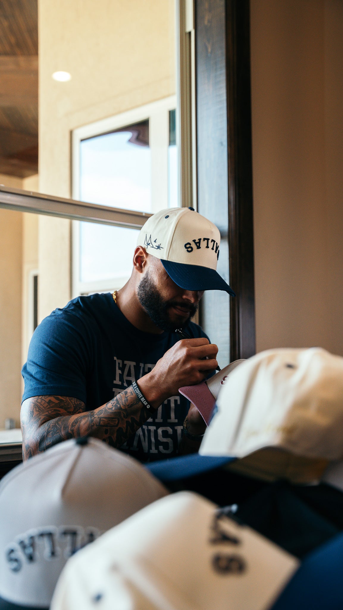 Dak Prescott x True Brvnd - OFFWHITE NAVY