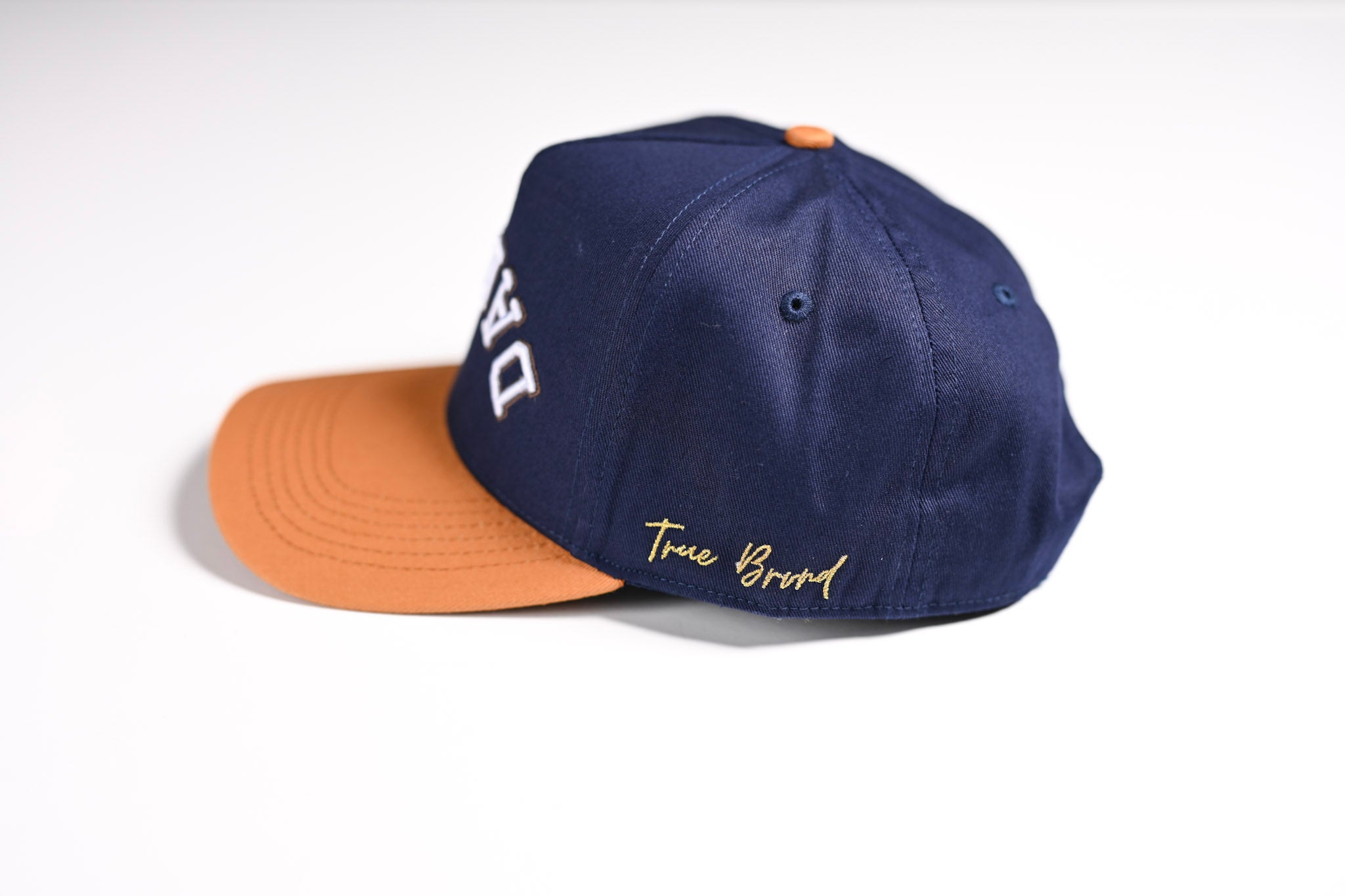 Precurved Dallas snapback - BRONZE / NAVY