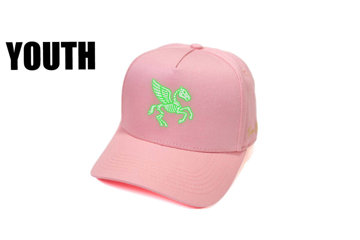 Pegasus "Carcass" Snapback - PINK (YOUTH) (GLOW IN THE DARK)