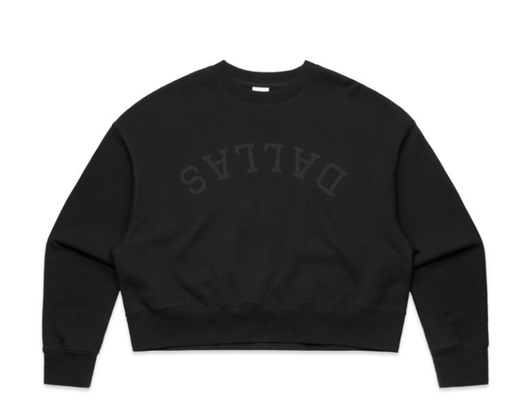 Women's oversized classic crewneck sweater (multiple colors)