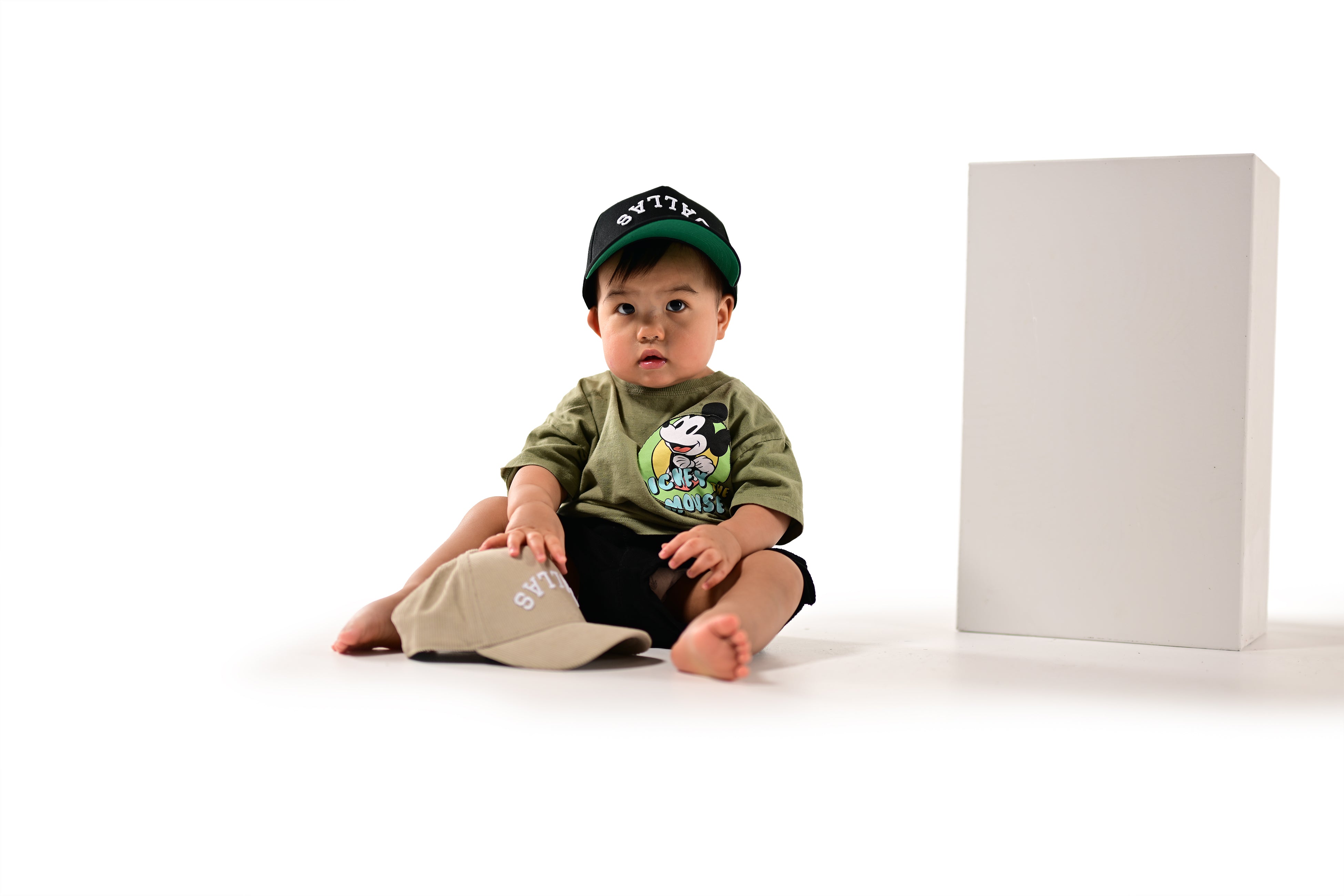 KIDS snapback - BLACK