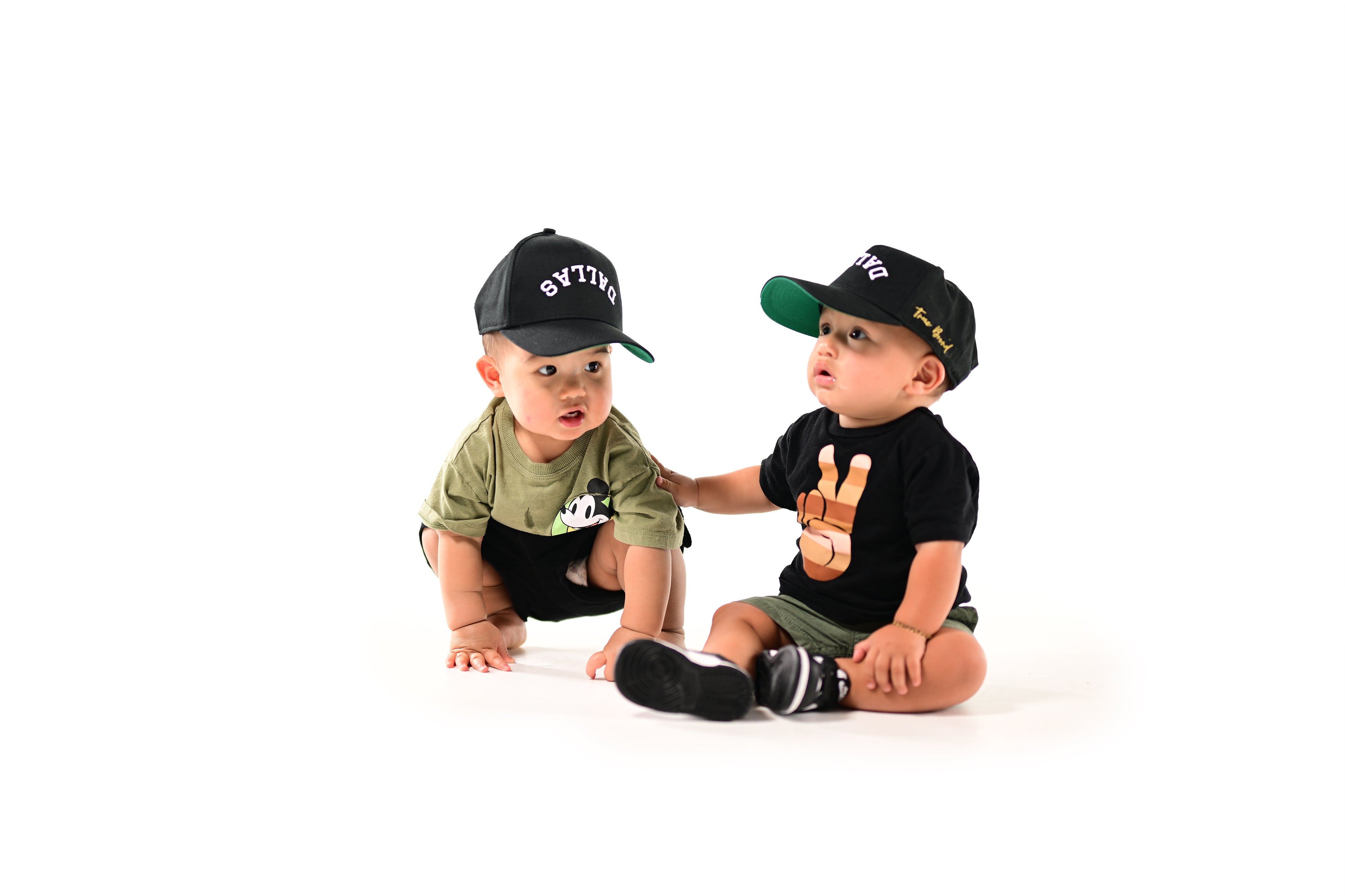 KIDS snapback - BLACK