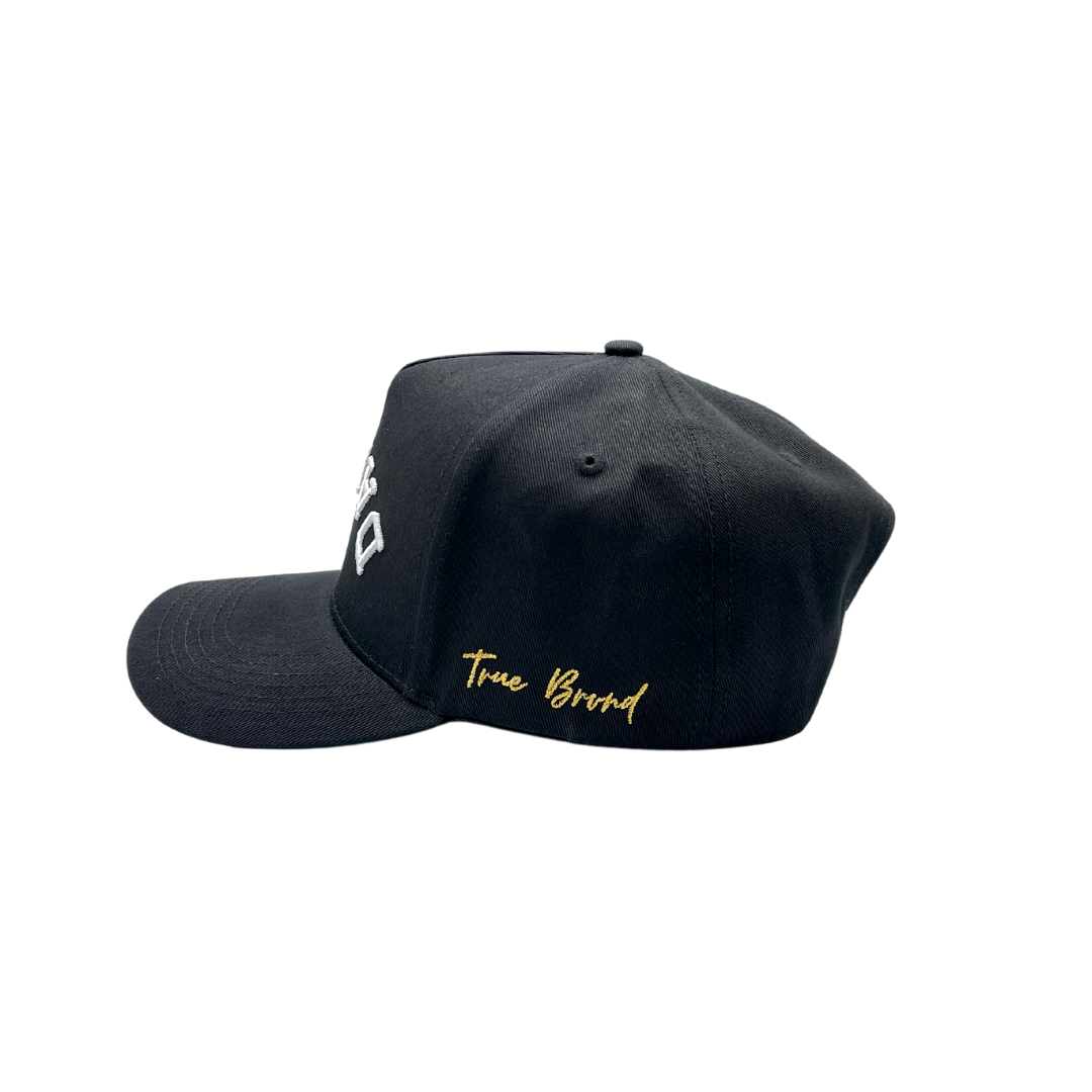 ROYAL underbill Precurved Dallas snapback - BLACK w/royal