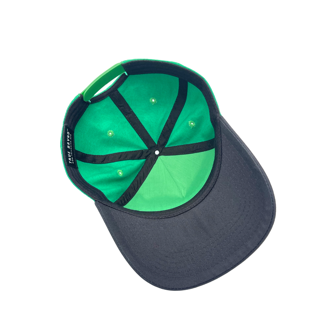 Green Apple  - Precurved Dallas snapback - BLACK / GREEN – True Brvnd