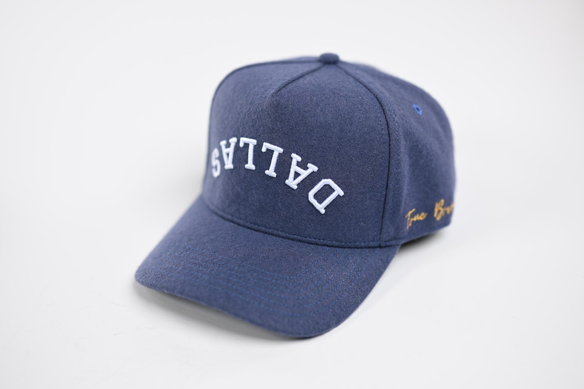 Melton Wool snapback - NAVY
