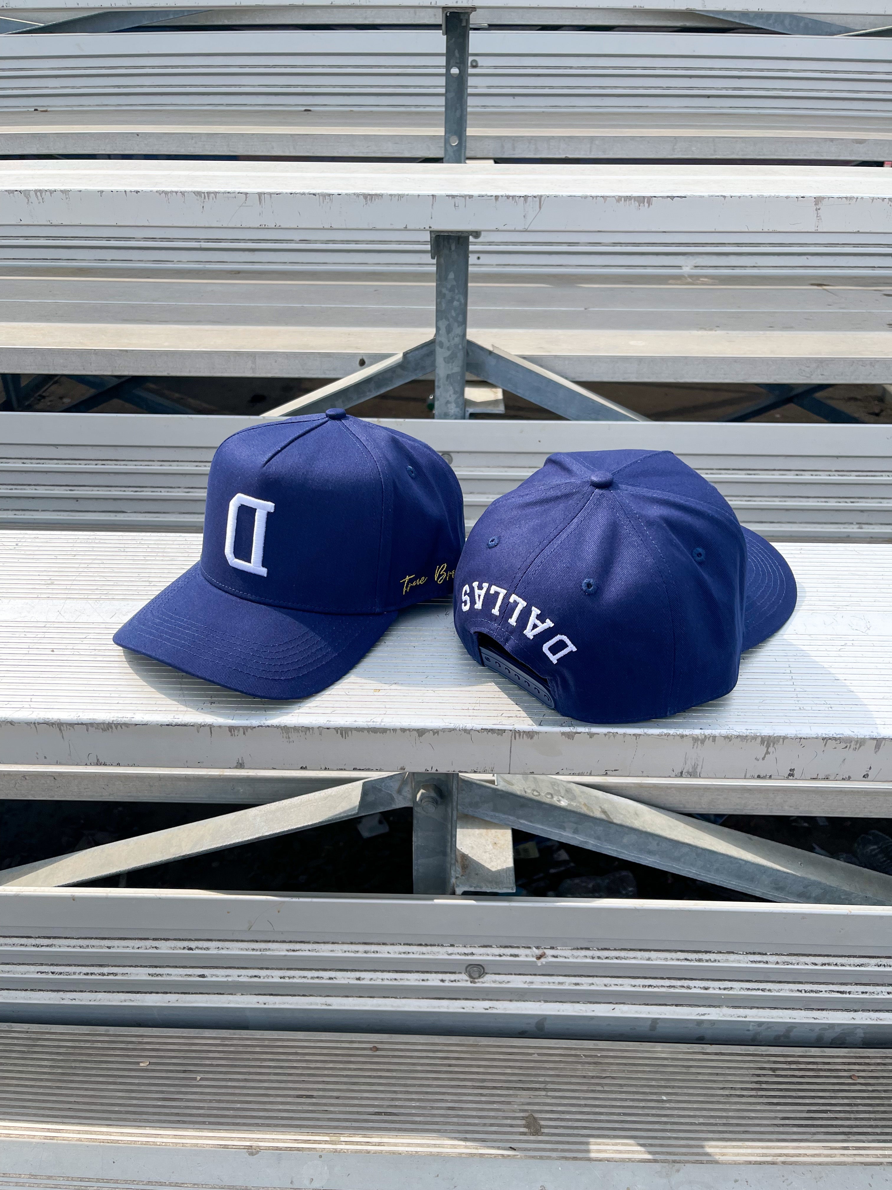 V2 Precurved snapback - NAVY / WHITE