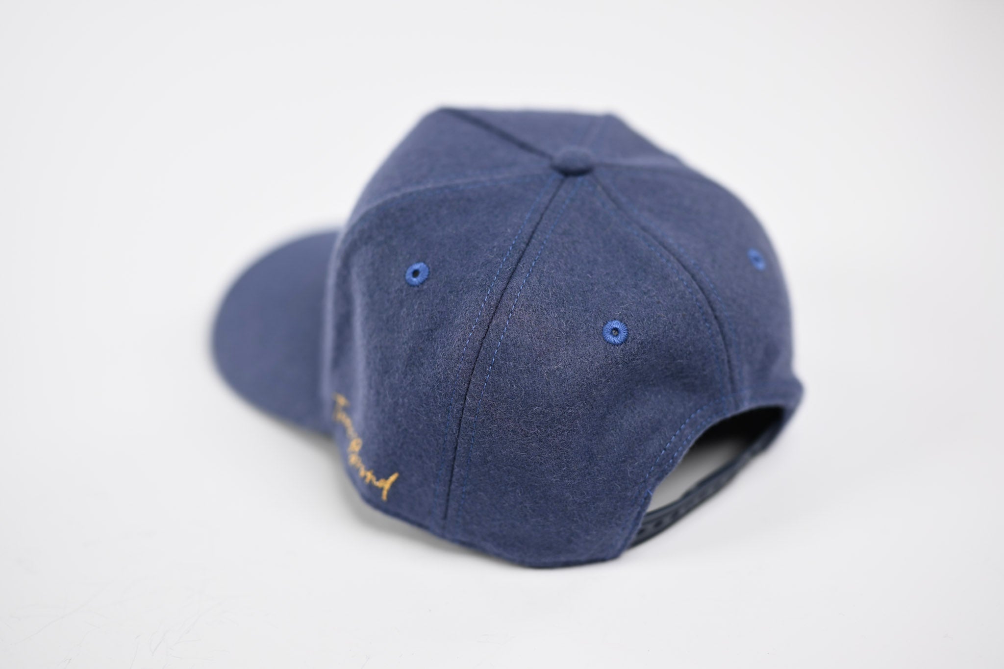 Melton Wool snapback - NAVY