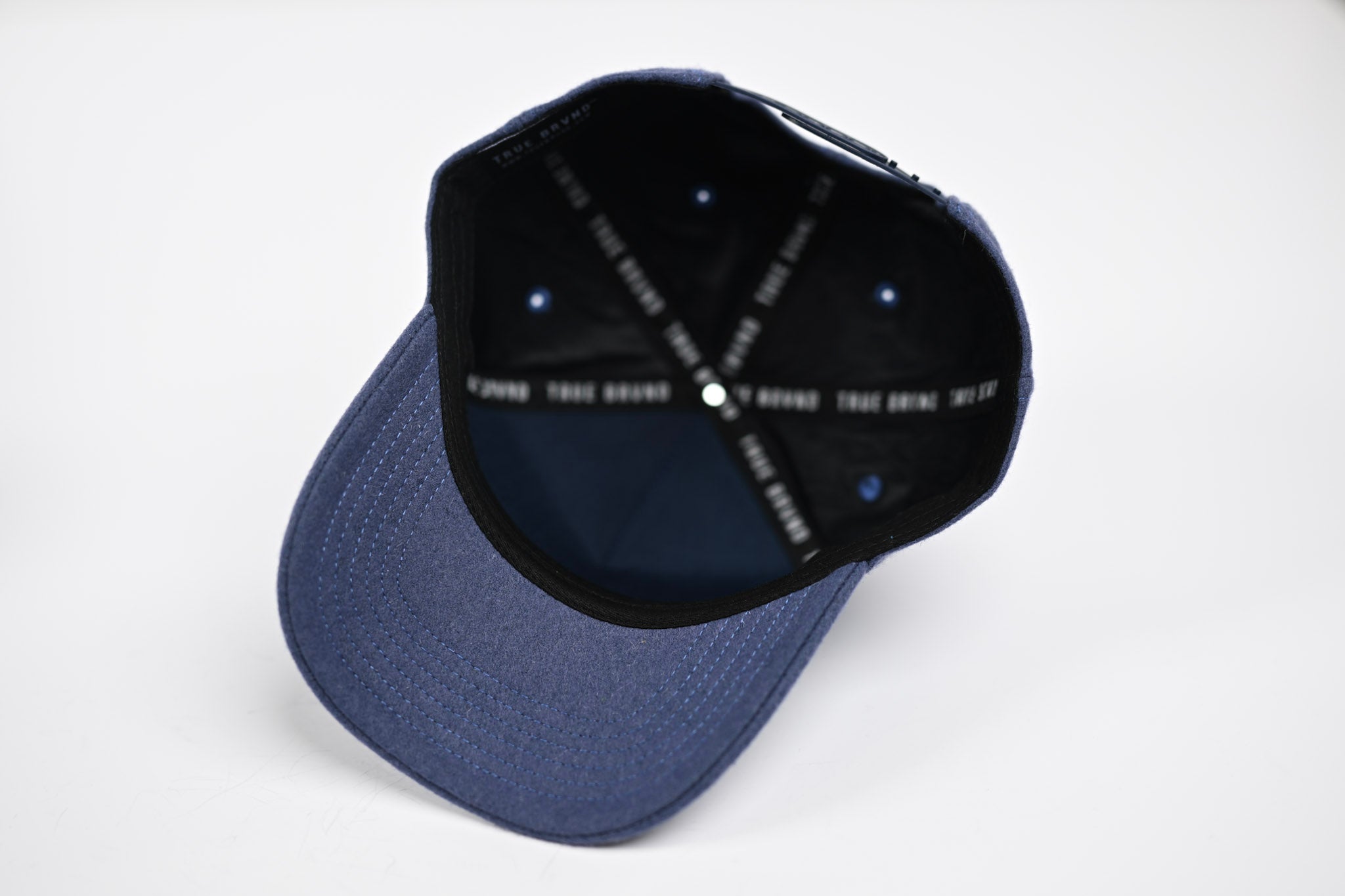 Melton Wool snapback - NAVY