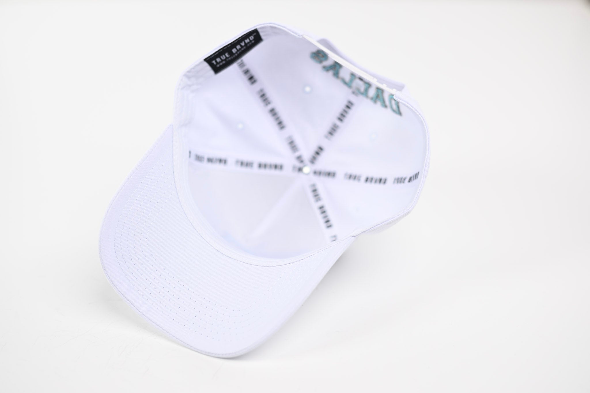 NEON V2 Precurved snapback - WHITE / BLUE