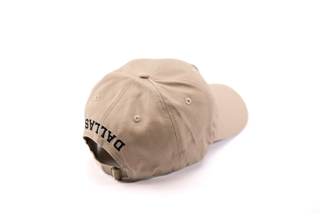 Dad Hat V2 - SAND w/ BLACK