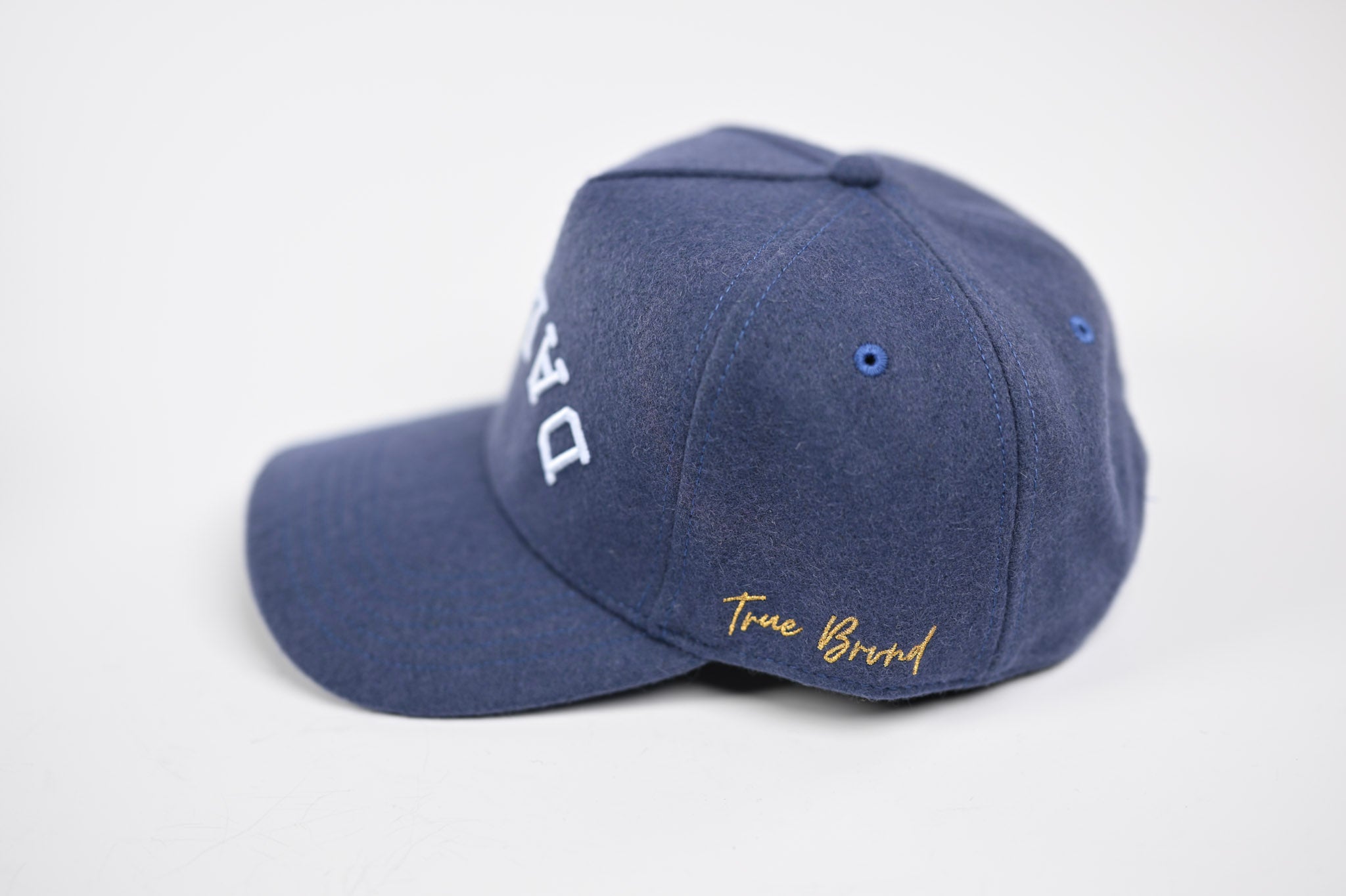 Melton Wool snapback - NAVY