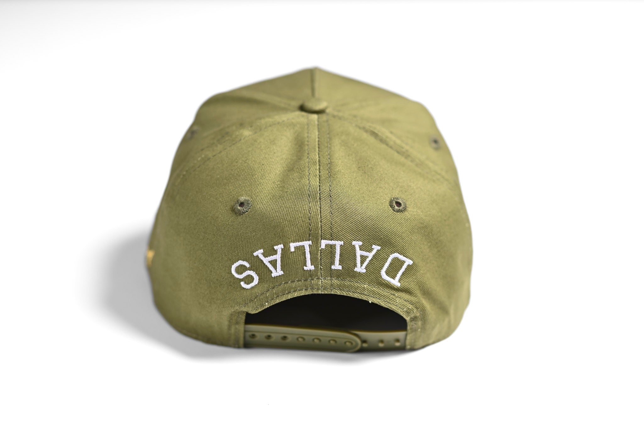 V2 Precurved snapback - OLIVE / PINK