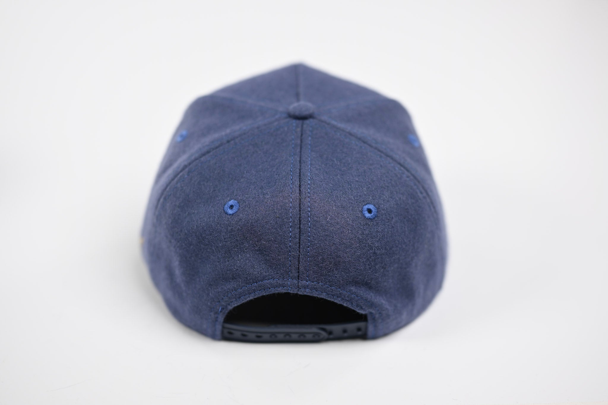 Melton Wool snapback - NAVY