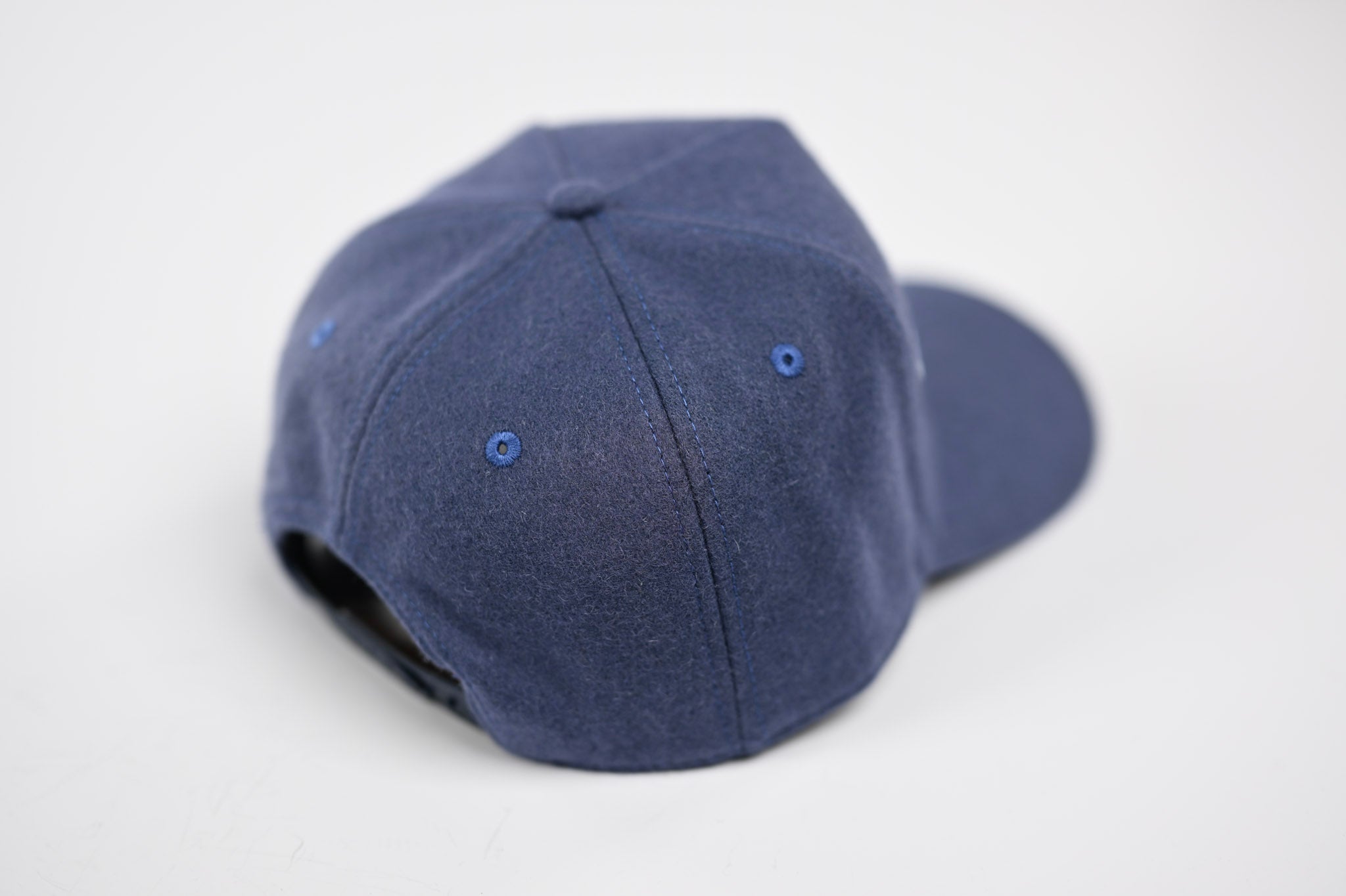 Melton Wool snapback - NAVY