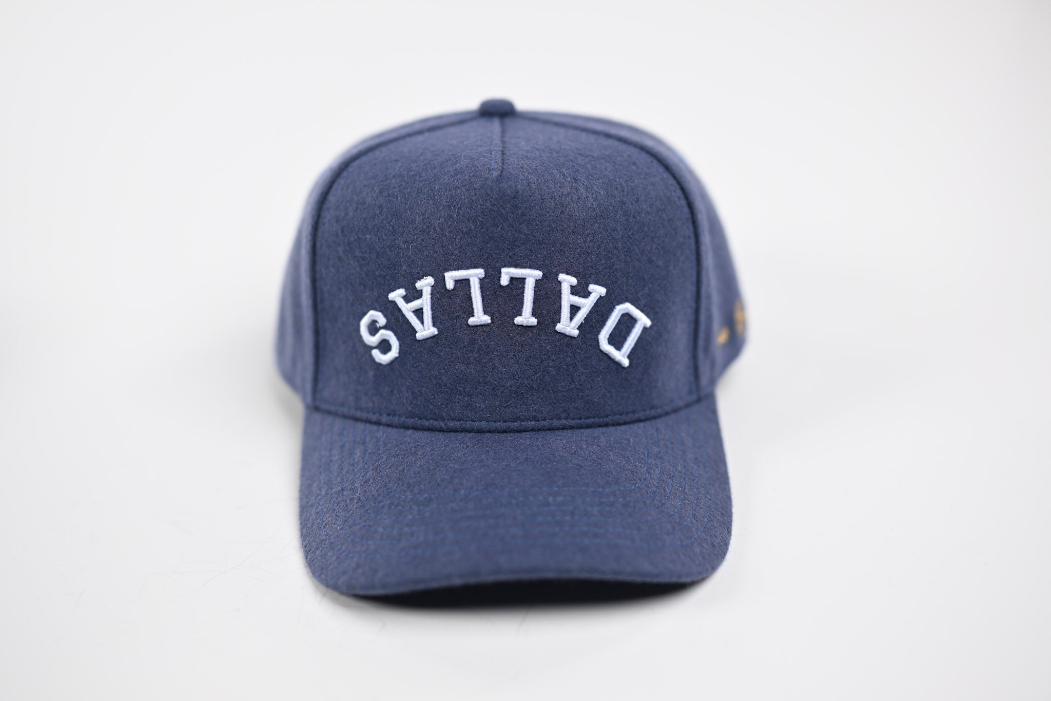 Melton Wool snapback - NAVY
