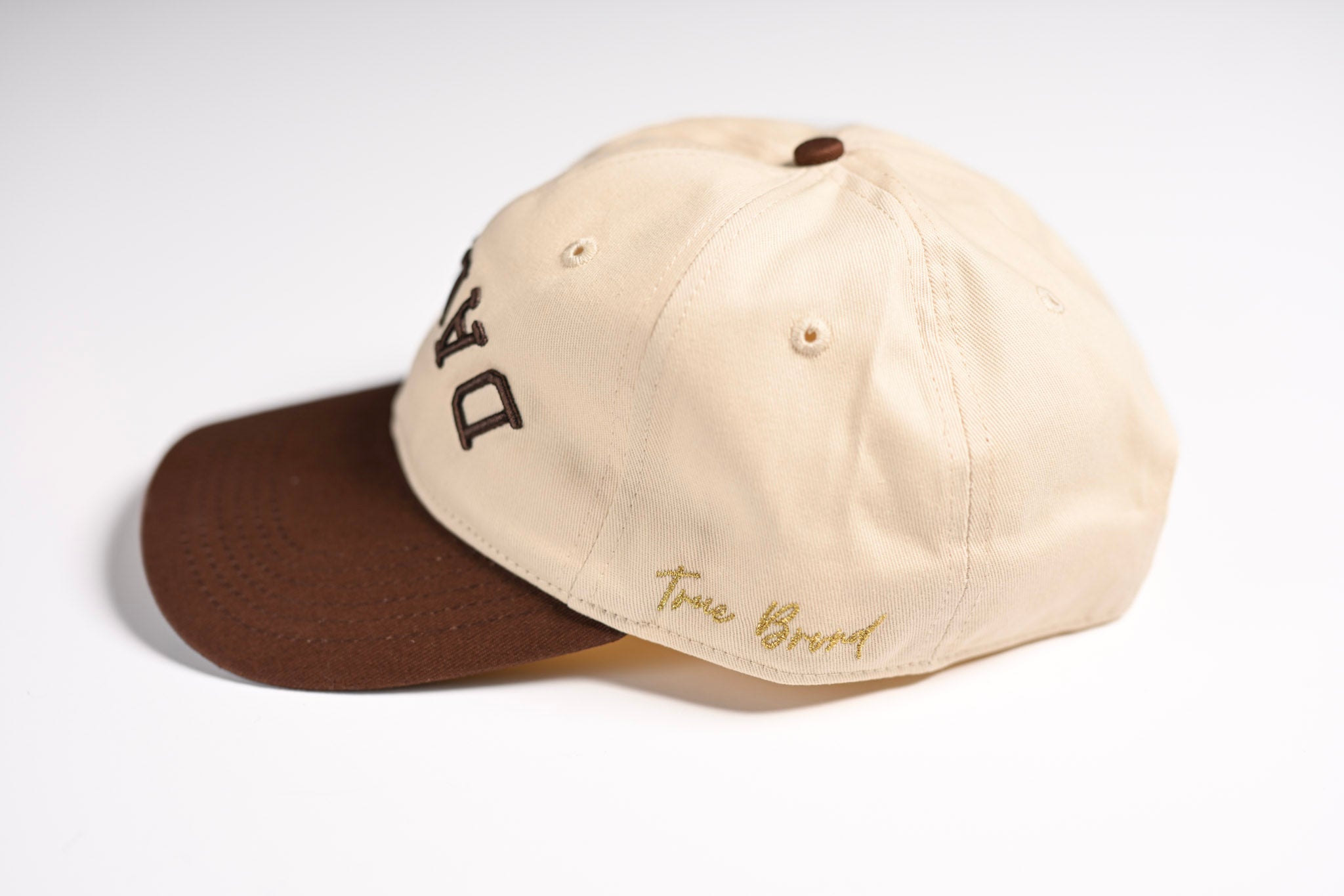 Dad Hat - BROWN OFFWHITE