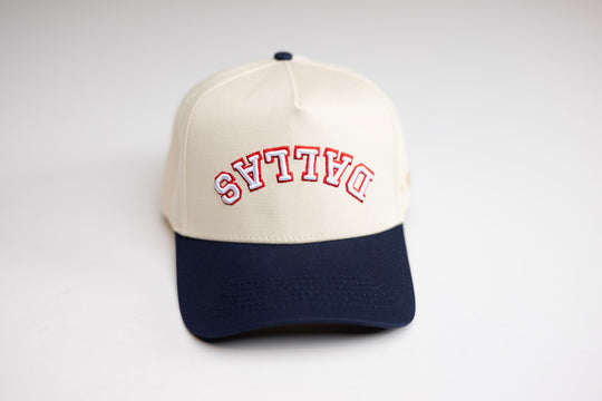 OFFWHITE - NAVY w/ Red outline