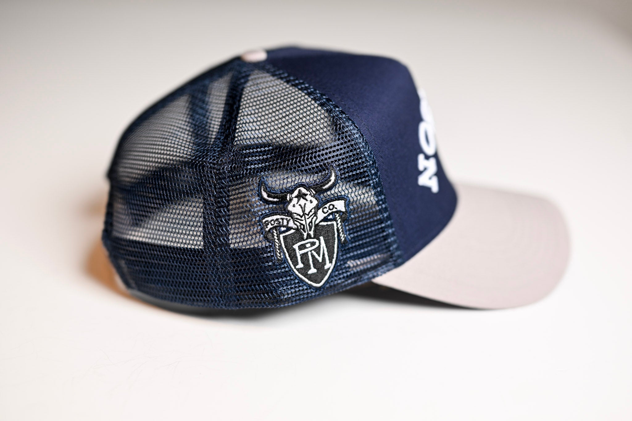 Post Malone x Stetson x True Brvnd - GRAY / NAVY trucker