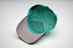 Precurved Classic Dallas snapback - BLACK / CYAN