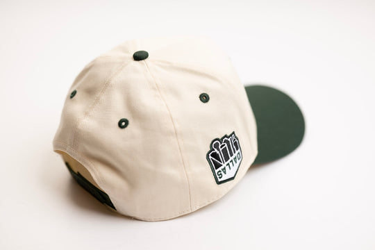 TRUE D HAT - FOREST GREEN / OFFWHITE