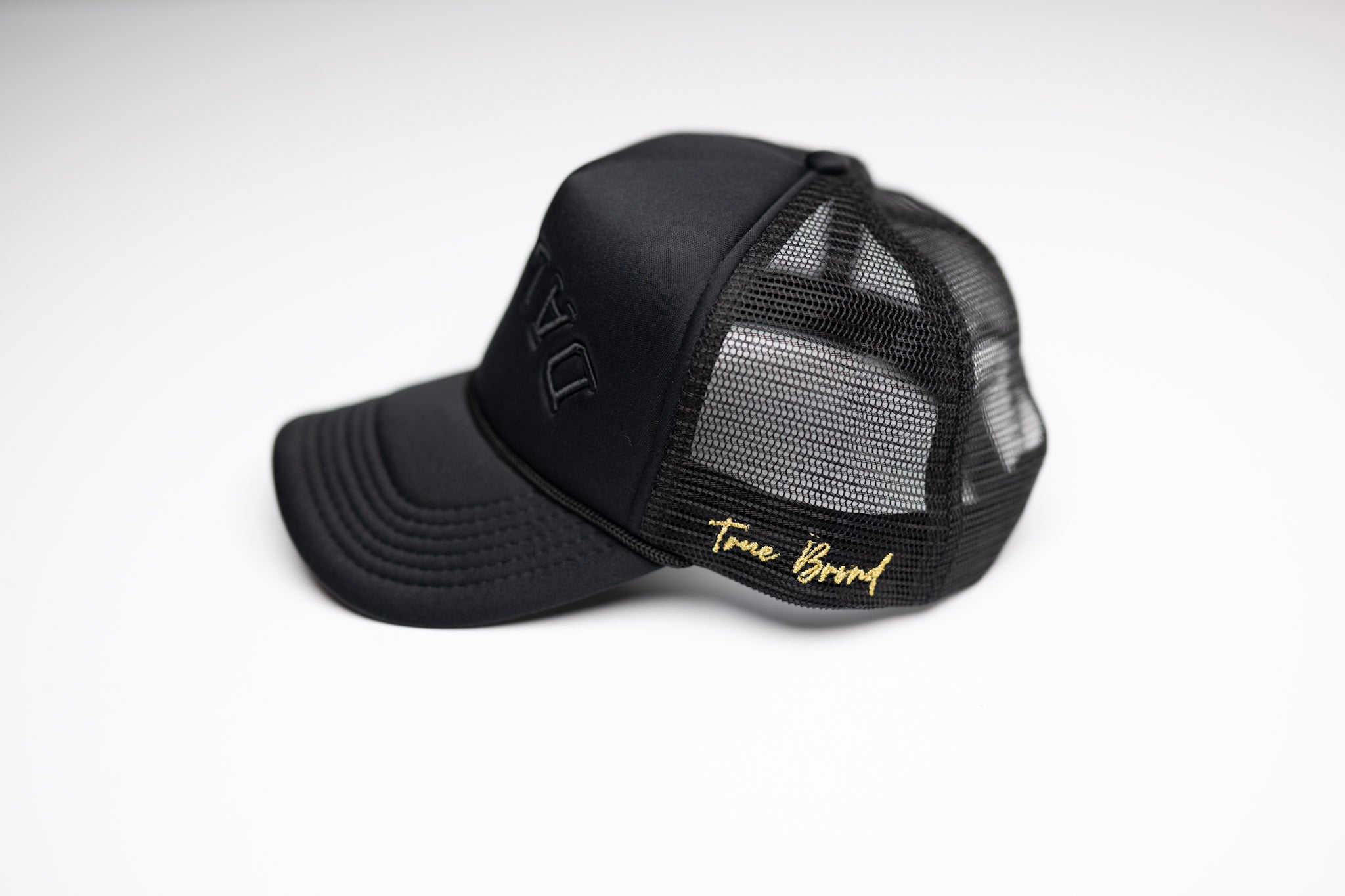 Trucker USD snapback - BLACK / BLACK