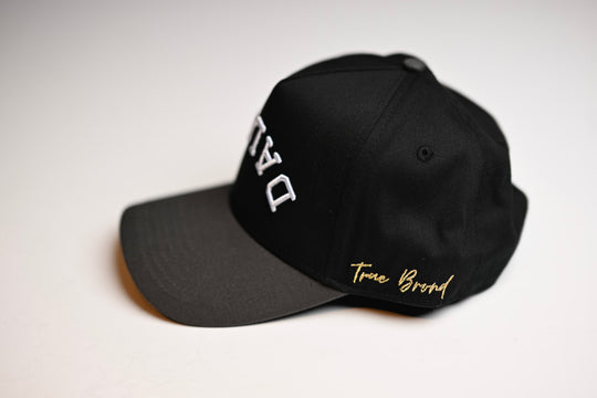 Precurved Dallas snapback -  CHARCOAL / BLACK