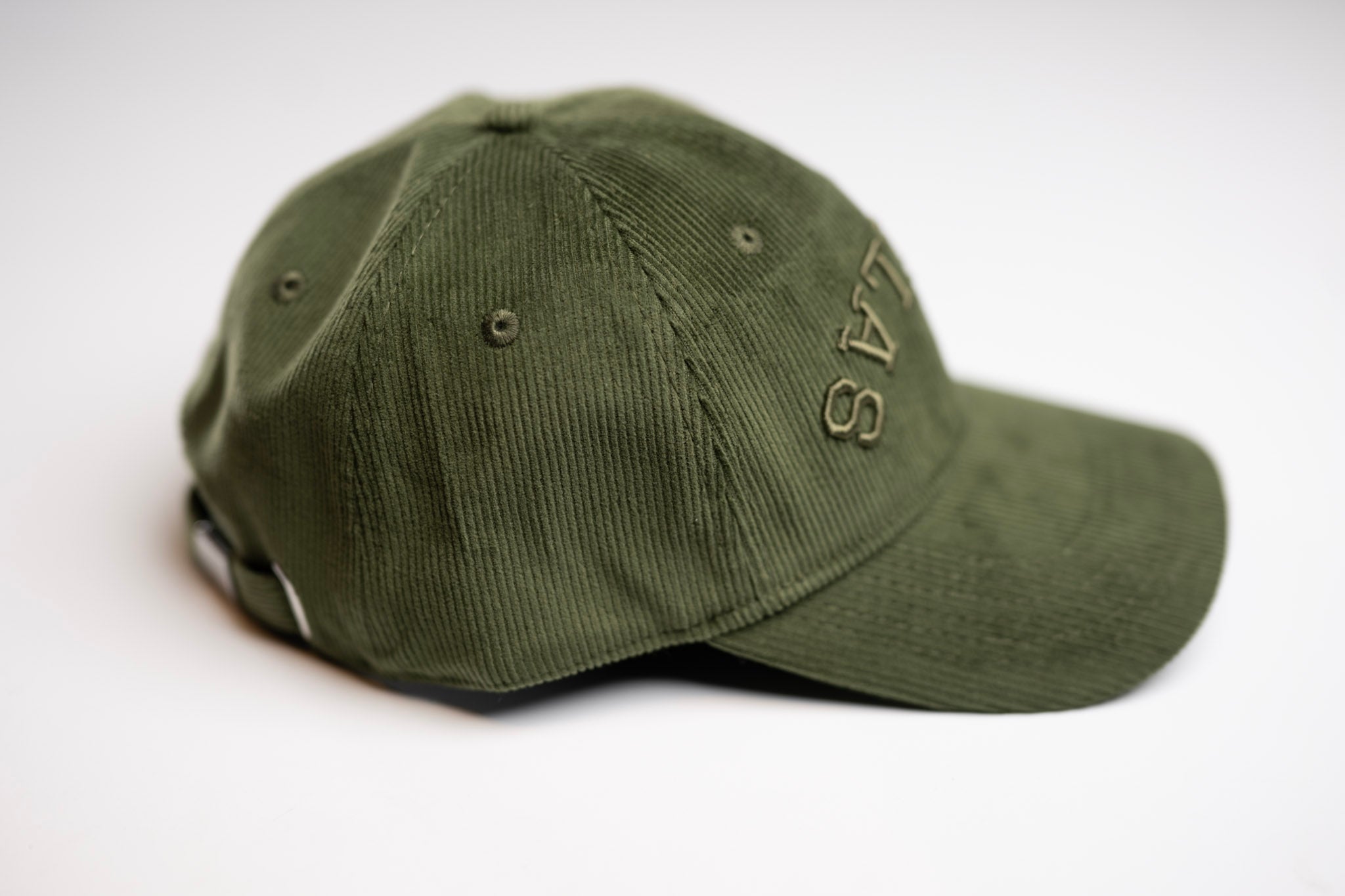 Dad Hat Corduroy - OLIVE tonal