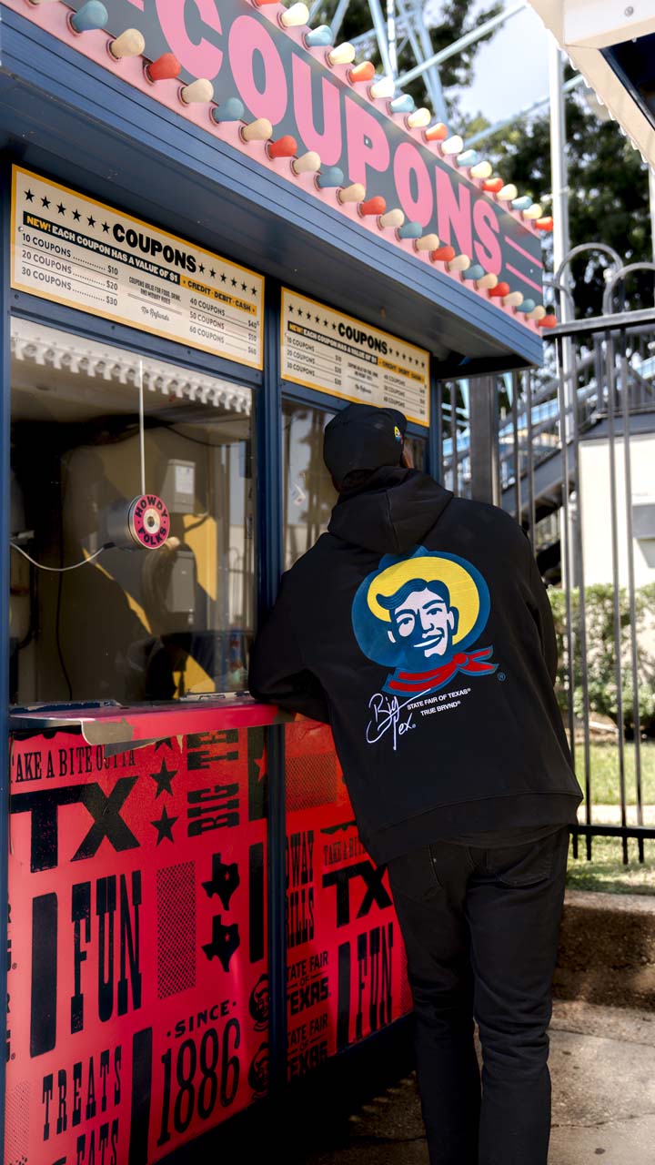 State Fair Hoodie (Big Tex) - BLACK