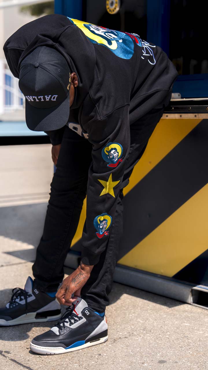 State Fair Hoodie (Big Tex) - BLACK