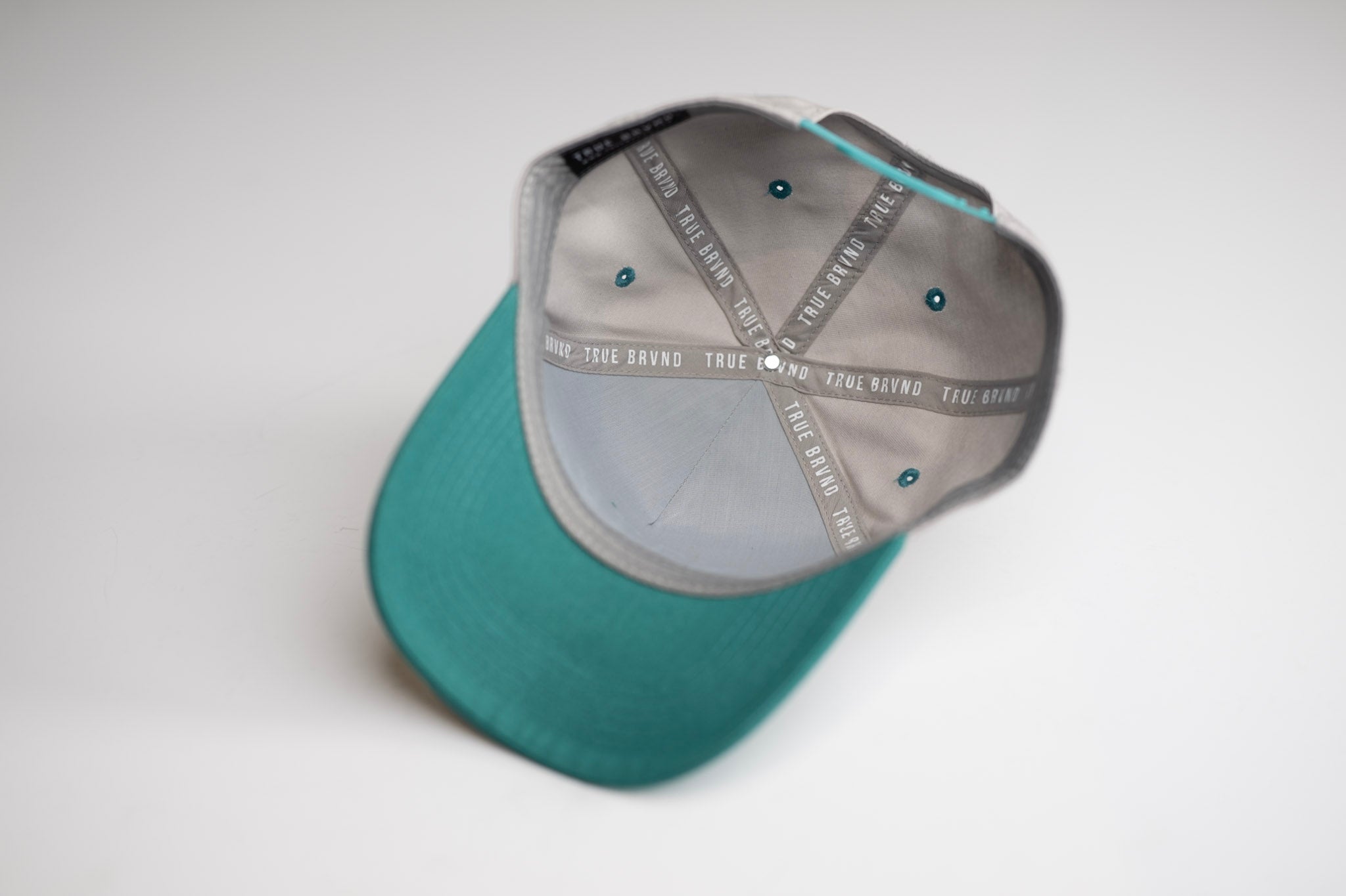 Precurved Dallas snapback - TEAL / LITE GRAY