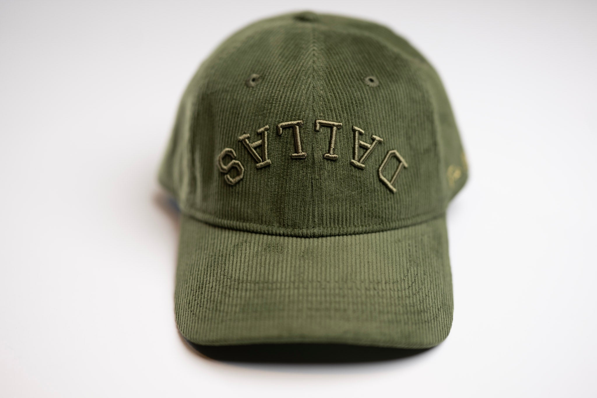 Dad Hat Corduroy - OLIVE tonal