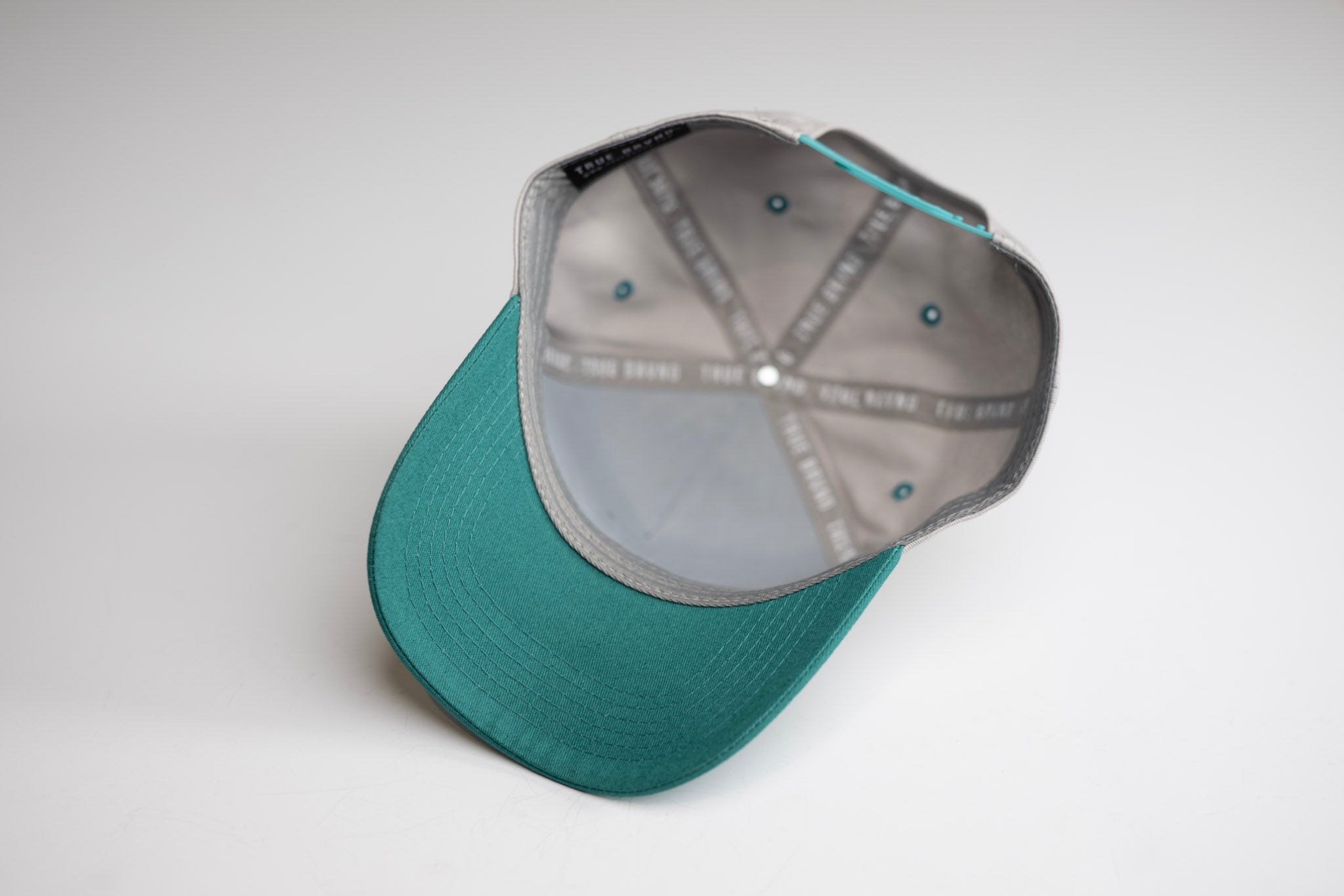 Precurved Dallas snapback - TEAL / LITE GRAY