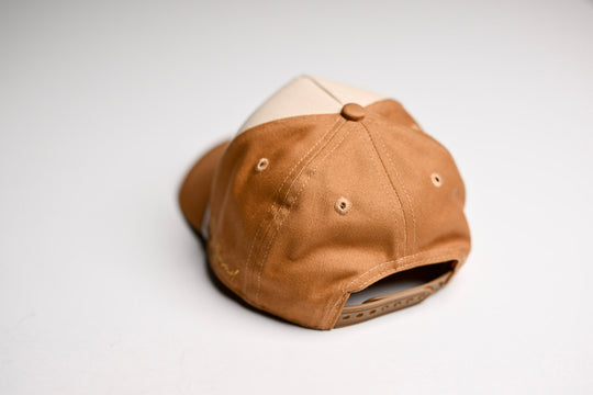 KIDS snapback - CAMEL / OFFWHITE