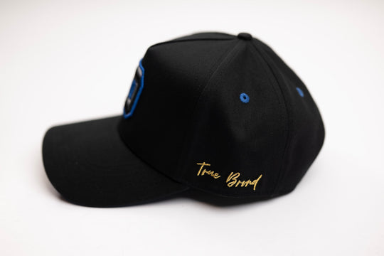 TRUE D HAT - BLACK w/ Blue