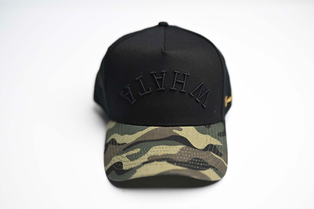 WHATABURGER snapback - CAMO / BLACK