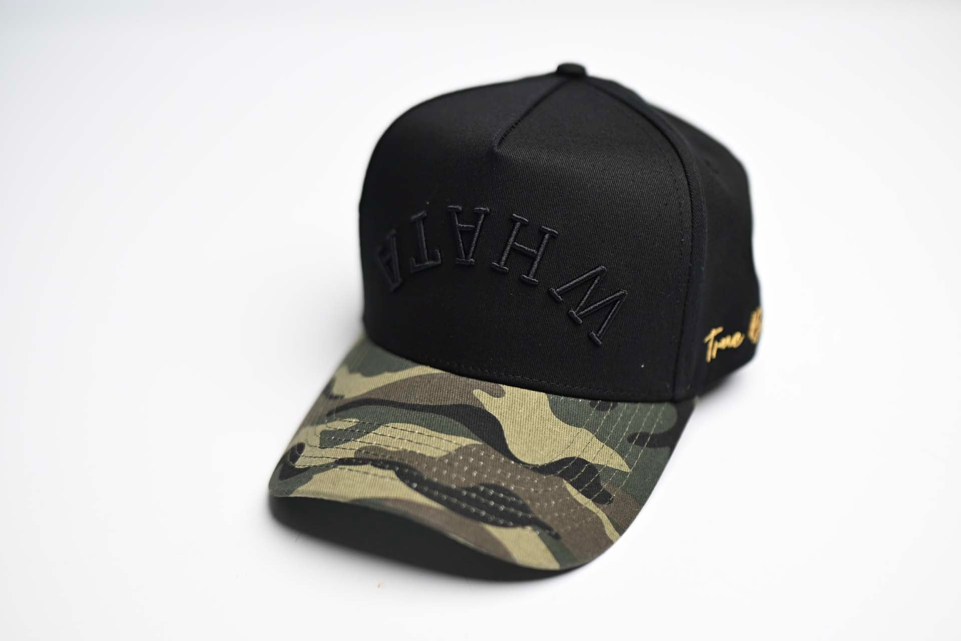 WHATABURGER snapback - CAMO / BLACK