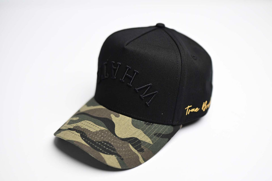 WHATABURGER snapback - CAMO / BLACK