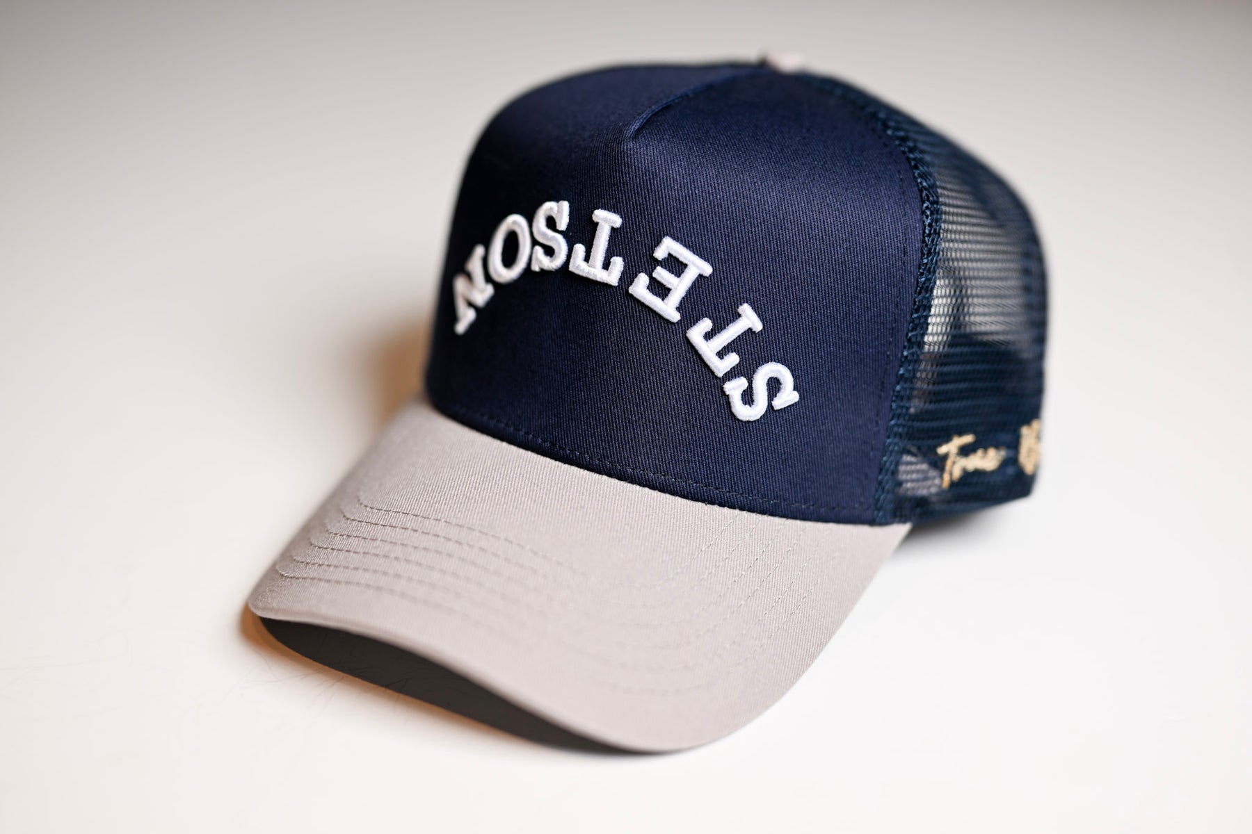 Post Malone x Stetson x True Brvnd - GRAY / NAVY trucker