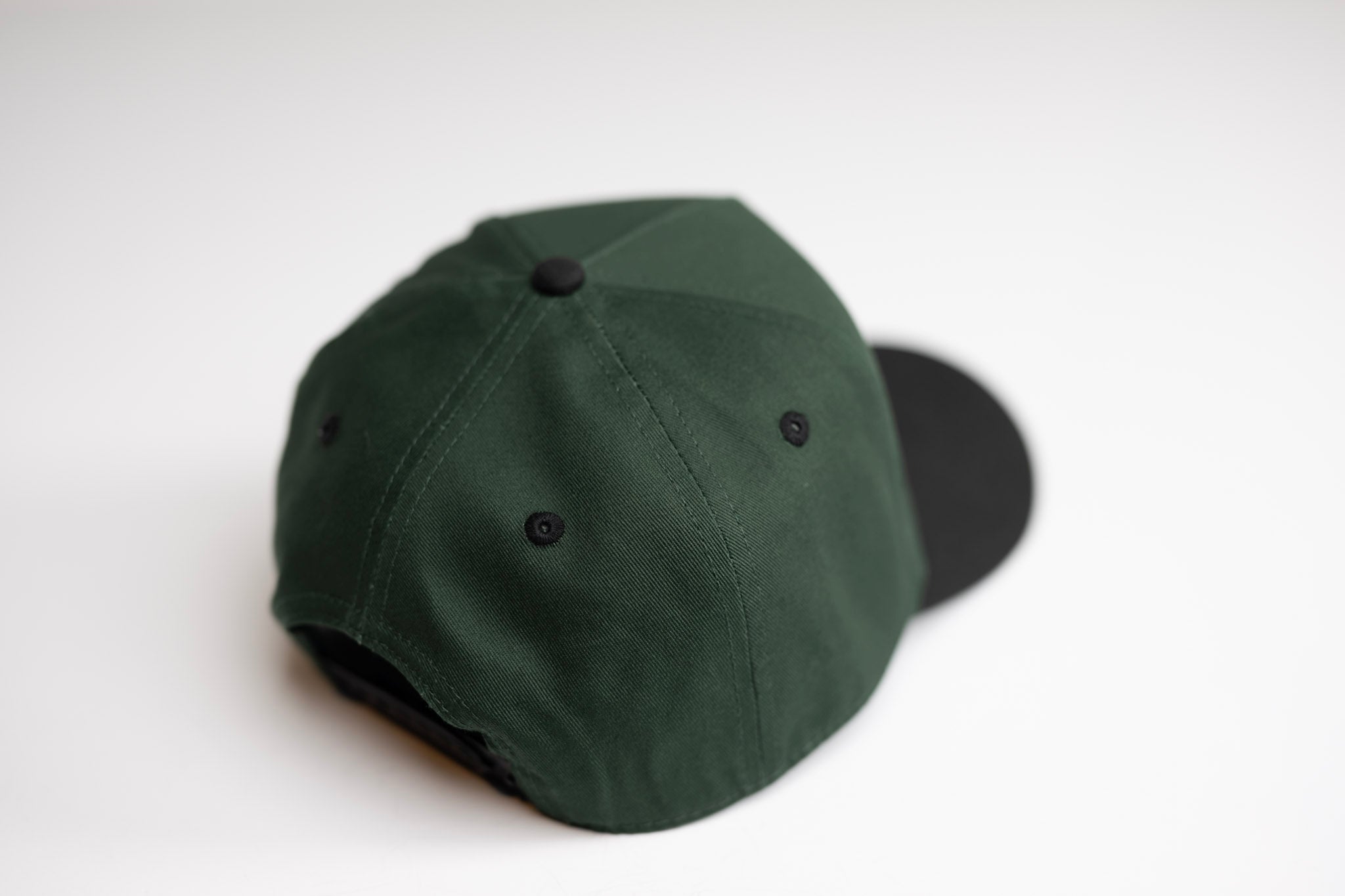 Precurved Dallas snapback - BLACK / FOREST GREEN