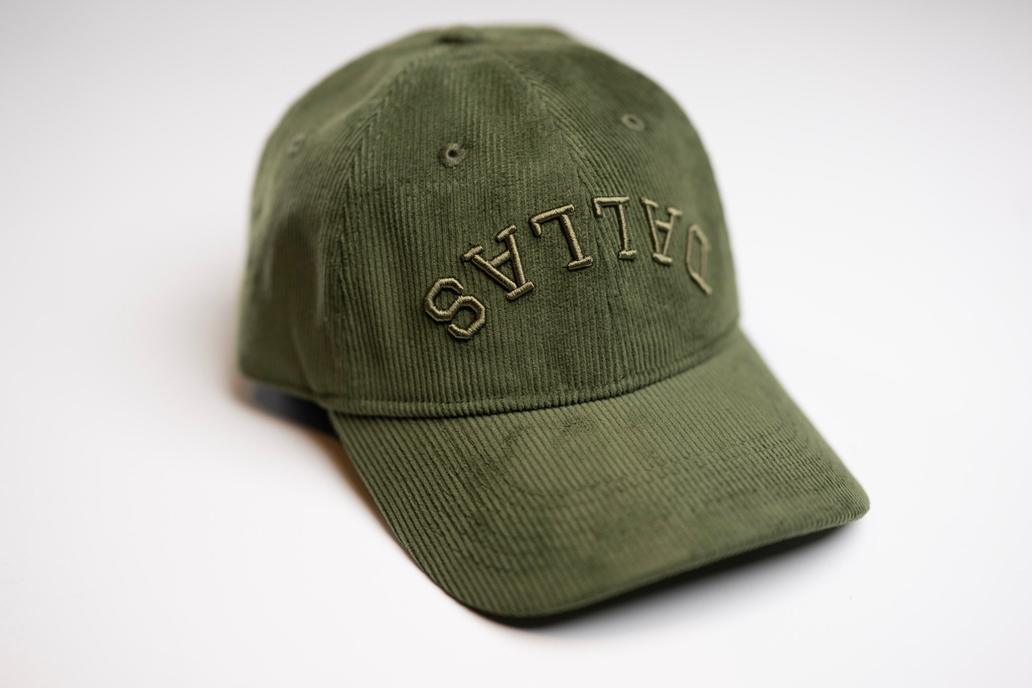 Dad Hat Corduroy - OLIVE tonal