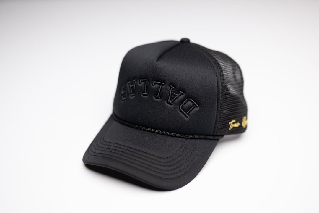 True Brvnd, Other, Limited Release Black Corduroy Upside Down Dallas Hat