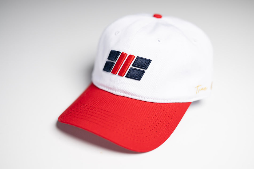 NATIONALS DAD HAT  - RED / WHITE