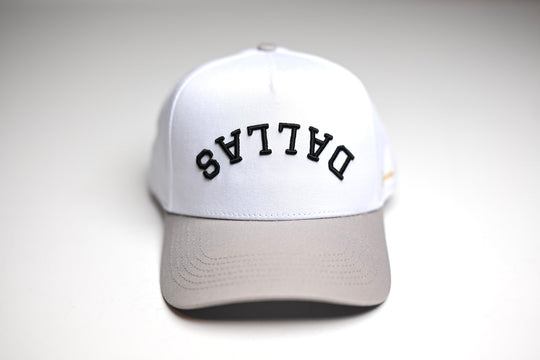 Precurved Dallas snapback -  GRAY / WHITE