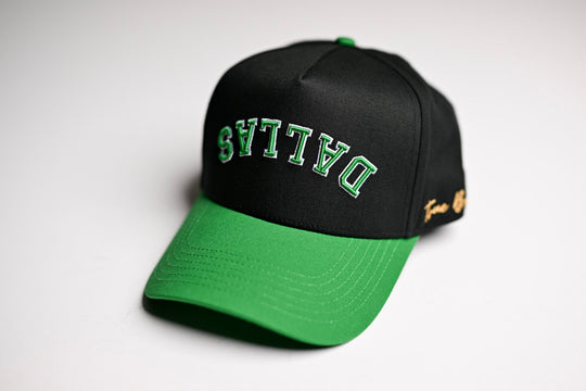 Precurved Dallas snapback - VICTORY GREEN / BLACK