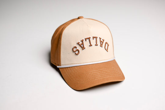 KIDS snapback - CAMEL / OFFWHITE